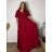 Women's long-sleeved, lightweight, zipped hooded sweatshirt, oversized (52/54/56 ONE SIZE) ITALIAN FASHION IMC25359 44/46/48 dark blue