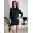 Jacket thin long sleeve women's (UNI XS-M) ITALIAN FASHION IM120049 black S / M / L