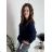 Women's long sleeve sweater (uni s / m) ITALIAN FASHION TM922STAR  rose old rose