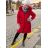 Women's oversized winter coat (S-2XL) SKORP HH-2408/DUR M red