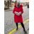 Women's oversized winter coat (S-2XL) SKORP HH-2408/DUR M red