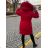 Women's oversized winter coat (S-2XL) SKORP HH-2408/DUR M red