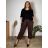 Women's Summer Long Harem Pants (42/44/46 ONE SIZE) ITALIAN FASHION IM424361 54/56/58 Brown