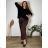 Women's Summer Long Harem Pants (42/44/46 ONE SIZE) ITALIAN FASHION IM424361 54/56/58 Brown