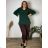 Women's Summer Long Harem Pants (42/44/46 ONE SIZE) ITALIAN FASHION IM424361 54/56/58 Brown