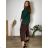 Women's Summer Long Harem Pants (42/44/46 ONE SIZE) ITALIAN FASHION IM424361 54/56/58 Brown