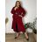 Women's long-sleeved, lightweight, zipped hooded sweatshirt, oversized (52/54/56 ONE SIZE) ITALIAN FASHION IMC25359