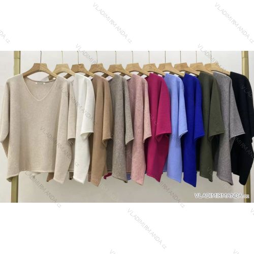 Women's light short sleeve sweater (S/M/L ONE SIZE) ITALIAN FASHION IMWKK252585