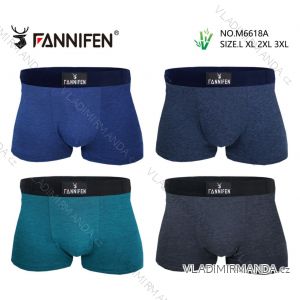 Men's bamboo boxer shorts, oversized (L-3XL) FNF25M6618A