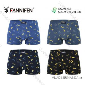 Men's bamboo boxer shorts, oversized (L-3XL) FNF25M6733