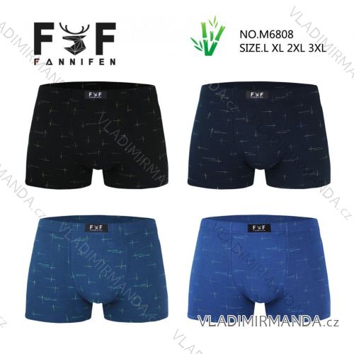 Men's bamboo boxer shorts, oversized (L-3XL) FNF25M6808