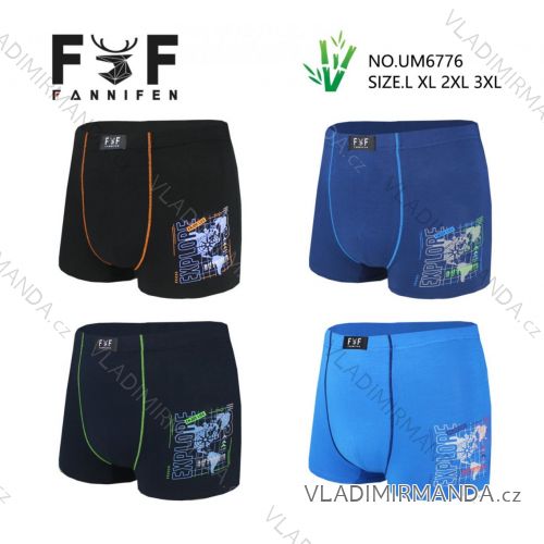 Men's bamboo boxer shorts, oversized (L-3XL) FNF25G5197