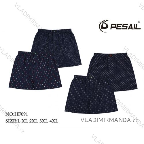 Men's bamboo boxer shorts, oversized (4XL-7XL) FNF25FM6816