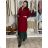 Women's 3/4 long sleeve shirt dress (XS/S/M ONE SIZE) ITALIAN FASHION IMD25030