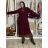 Dress sweater long sleeve ladies (uni sl) ITALIAN Fashion IM2188150 M/L/XL wine