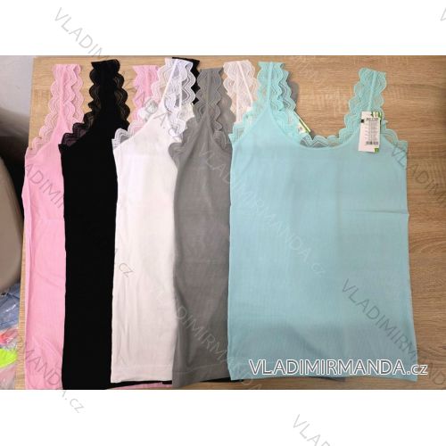 Women's lace tank top, oversized (XL - 2XL) GREENICE GRE257189