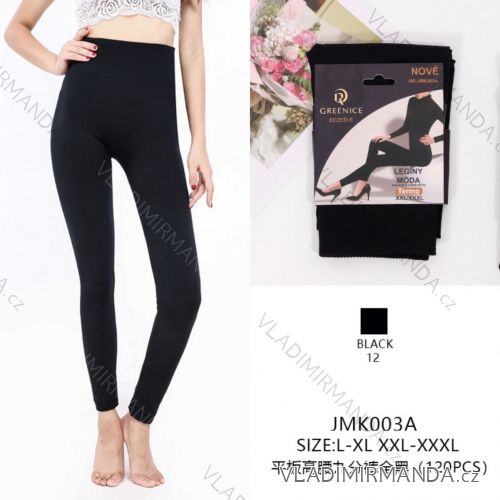 Long women's leggings, oversized (L -3XL) GREENICE GRE25JMK003A