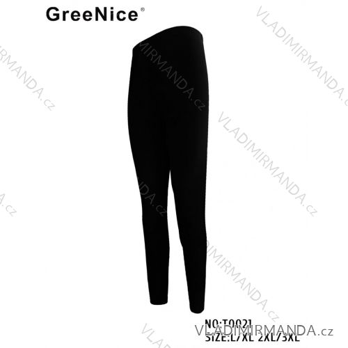 Women's long leggings, oversized (L/XL - 2XL/3XL) GREENICE GRE25T0021