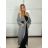 Women's long knitted long sleeve cardigan (S/M/L ONE SIZE) ITALIAN FASHION IMPLI258091 -   black -   S / M / L