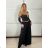Women's long summer trousers (S/M/L ONE SIZE) ITALIAN FASHION IMM25M9227 -   black -   S / M / L