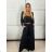 Women's long summer trousers (S/M/L ONE SIZE) ITALIAN FASHION IMM25M9227 -   black -   S / M / L