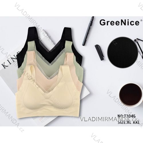 Women's sports bra, oversized (XL/2XL) GREENICE GRE25T3046