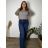 Women's wide-leg jeans, long, oversized (38-48) GOODIES GOD253848