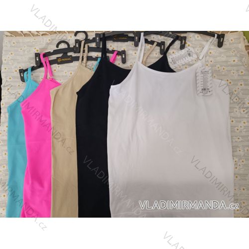 Women's summer tank top, oversized (XL - 2XL) GREENICE GRE256814
