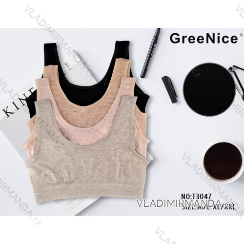 Women's sports bra, oversized (M/L - XL/2XL) GREENICE GRE25T3047