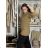 Dress knitted sweater extended turtleneck with belt women (uni sl) ITALIAN FASHION IMC191354IMD / DR brown