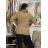 Dress knitted sweater extended turtleneck with belt women (uni sl) ITALIAN FASHION IMC191354IMD / DR brown