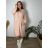 Women's long sleeve sweater (S -M -L ONE SIZE) Italian fashion IM820057 Old-pink