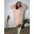 Women's long sleeve sweater (S -M -L ONE SIZE) Italian fashion IM820057 Old-pink