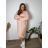 Women's long sleeve sweater (S -M -L ONE SIZE) Italian fashion IM820057 Old-pink