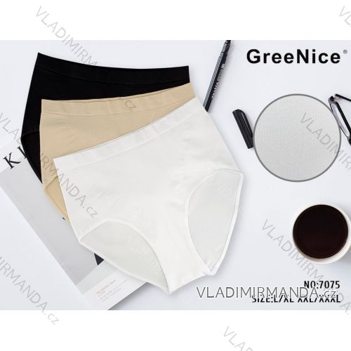 Women's high-waisted panties, plus size (L/XL - 2XL/3XL) GREENICE GRE257075