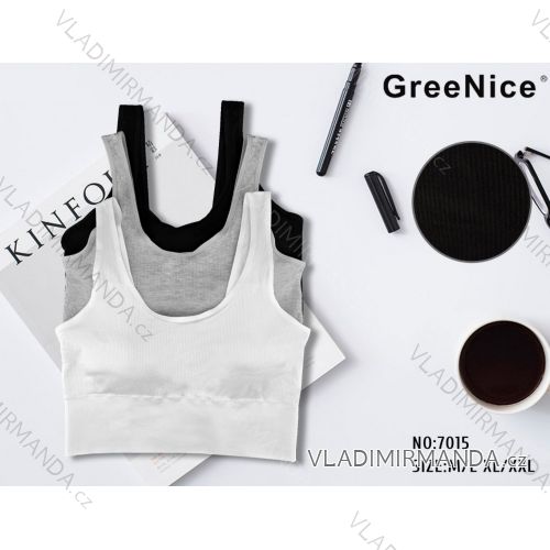 Women's sports bra, oversized (M/L - XL/2XL) GREENICE GRE257015