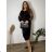Women's Strapless Long Satin Party Dress (34-42) POLISH FASHION PMLEL24NATHALIE 46 black