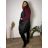 Women's elegant party long sleeve dress (S/M ONE SIZE) ITALIAN FASHION IM322282