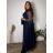 Women's short sleeve summer casual dress (S/M/L ONE SIZE) ITALIAN FASHION IMWGB25022