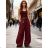 Women's Summer Long Harem Pants (42/44/46 ONE SIZE) ITALIAN FASHION IM424361