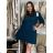 Women's Warm Long Sleeve Knitted Dress (S/M ONE SIZE) ITALIAN FASHION IMD221070