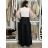 Elegant trousers with belt for women (S/M/L ONE SIZE) ITALIAN FASHION IMD25006 S / M / L black