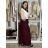 Elegant trousers with belt for women (S/M/L ONE SIZE) ITALIAN FASHION IMD25006 S / M / L black