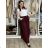 Elegant trousers with belt for women (S/M/L ONE SIZE) ITALIAN FASHION IMD25006 S / M / L black