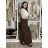 Elegant trousers with belt for women (S/M/L ONE SIZE) ITALIAN FASHION IMD25006 S / M / L black