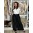 Elegant trousers with belt for women (S/M/L ONE SIZE) ITALIAN FASHION IMD25006 S / M / L black