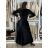 Women's elegant velvet strapless dress (S/M ONE SIZE) ITALIAN FASHION IMWKK221049