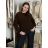 Women's Long Sleeve Summer Shirt Dress (S/M/L ONE SIZE) INDIAN FASHION IMWY23123