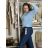 Catalog Men's warm sweatshirt (m-3xl) AMBITIONFLY AMB24NOVEMBER M / L Light blue