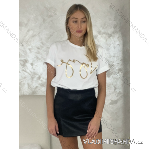 T-shirt short sleeve ladies (uni l-2xl) ITALIAN Fashion IM11736